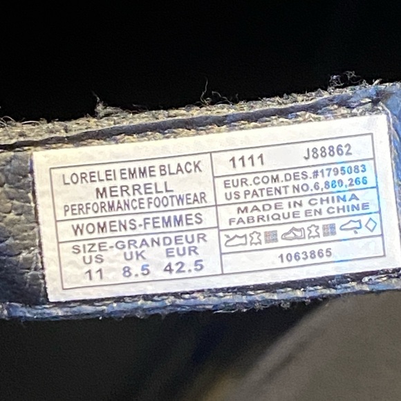 Merrell Lorelei Emme Women's Black Mesh Casual Slip-On Shoes Sz 11 - Picture 13 of 16